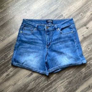 d.jeans, size 10, denim shorts.